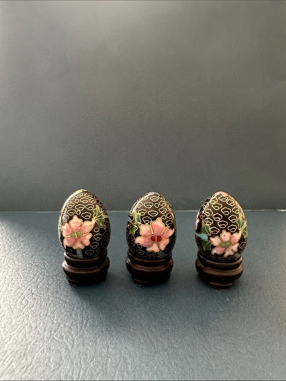 Vintage Mini Cloisonne Egg Bundle